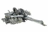 Lustrous, Metallic Stibnite Crystals - Jiangxi, China #236194-1
